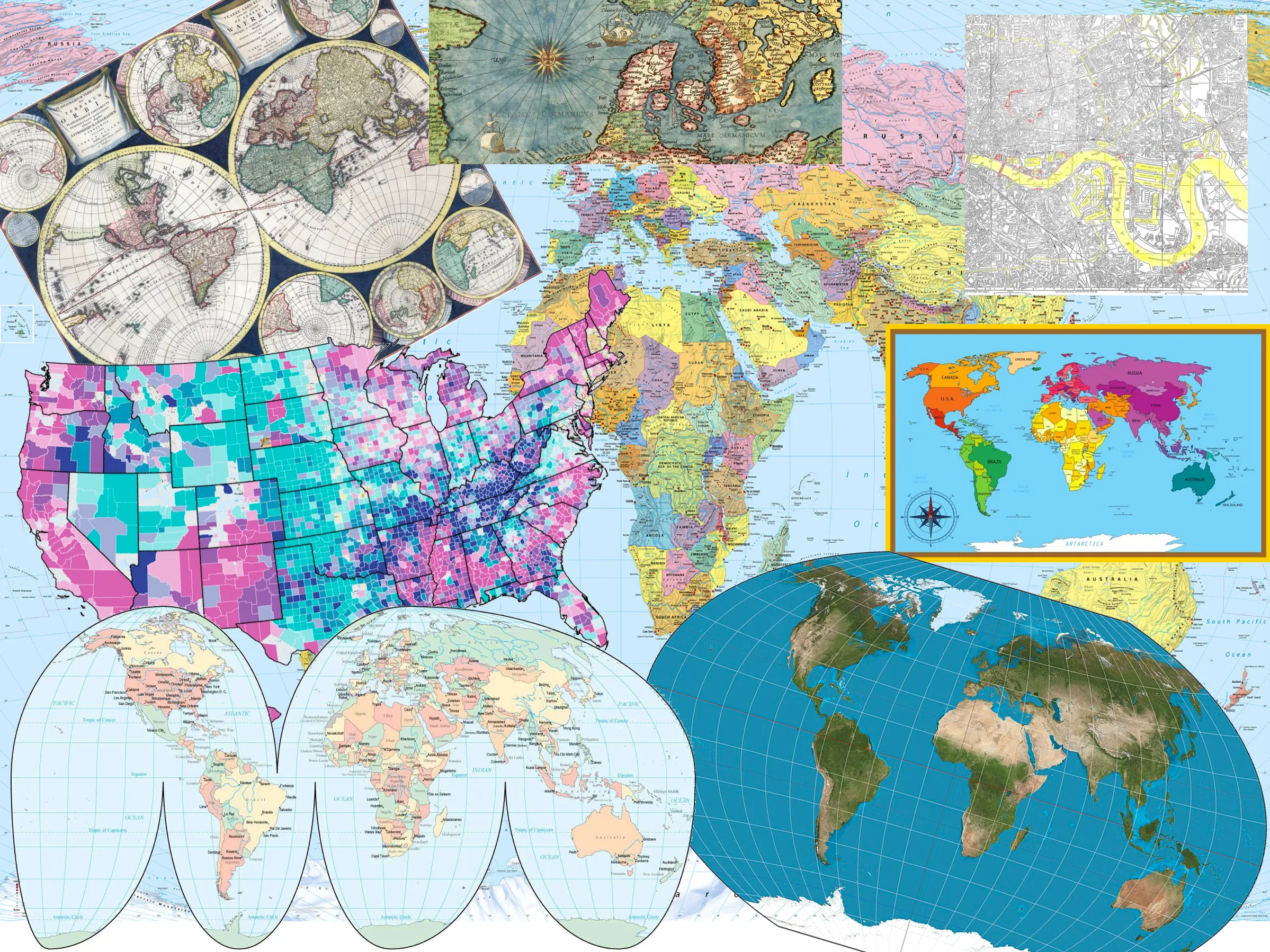 Multiple maps concept